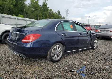 2015 Mercedes-Benz C 300 from USA, damaged, VIN 55SWF4JBXFU095787